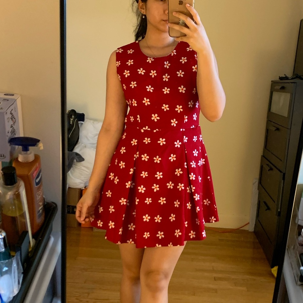 Cute red dress